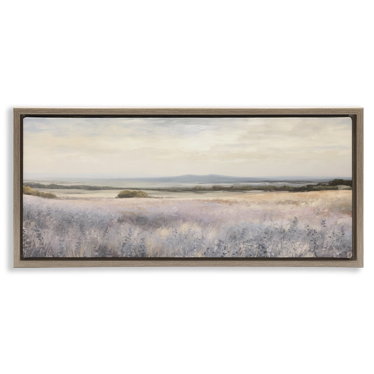 Stupell Industries Rural Lavender Fields Floating Frame By Raymond Powers